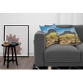 thumbnail image 3 of Ambesonne Nature Throw Pillow Cover 2 Pack, Canyon Cloudy Cliff, 18", Brown Green Blue, 3 of 7