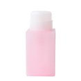thumbnail image 3 of Jumpingount Dispensador de bomba de prensa de 1 pieza de alta calidad, botella vacía de empuje hacia abajo recargable para removedor de esmalte de Juegos de manicura Rosado Cuadrado, 3 of 6