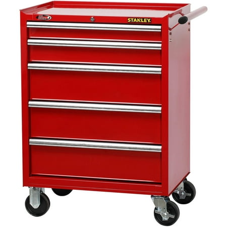 Stanley 27 Inch 5 Drawer Rolling Tool Cabinet Walmart Com