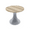 Blonde Surfside Ash, variant on 34" Small Round Table With Wide Pedestal Base 2 Person Office Table
