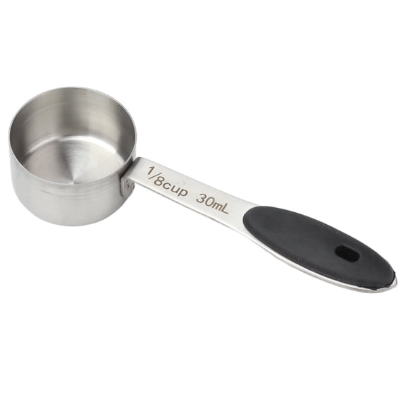 30ml Coffee Measuring Scoop 1/8 Cup Stainless Steel Tablespoon Large Capacity and Comfortable Hand Feeling for Kitchen,Stainless Steel Scoop,Stainless Steel Tablespoon