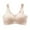 Beige, variant on Bras For Women Ladies Yoga Sports Siere Deep V Neck Vest Lette Wireless Seamless Nylon Spandex Bra