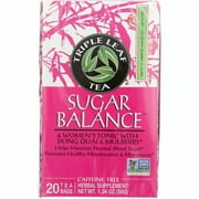 Triple Leaf Tea Herbal Tea, Sugar Balance, 20 Tea Bags
