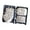 4, variant on YIGSECU Pack of 4 Stylish Printed Compression Cubes For Efficient Packing And Storage