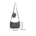 thumbnail image 3 of Bolso De Hombro Bolso De Hombro Compuesto Para Mujer Lona Duradera Resistente A Los Arañazos Señora Ocio Diario, 3 of 5