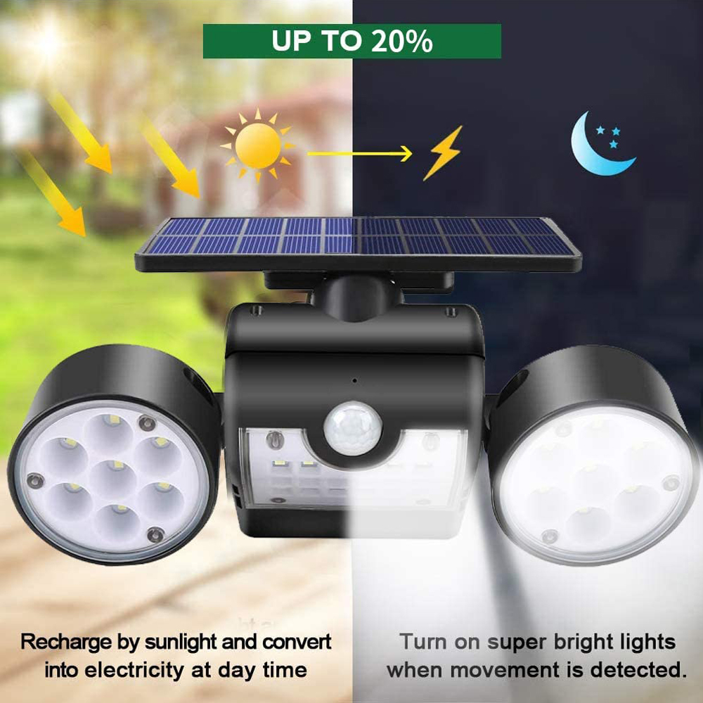 30LED Solar Motion Sensor Light Street Security Wall Lamp for Outdoor Courtyard Decor Patio Front Door Yard Garden Garage Deck