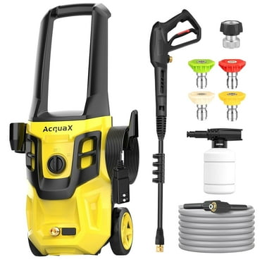 AcquaX Electric Pressure Washer 3800 Max PSI 2.5 GPM Power Washer with 20 FT Hose and 35 FT Power Cord