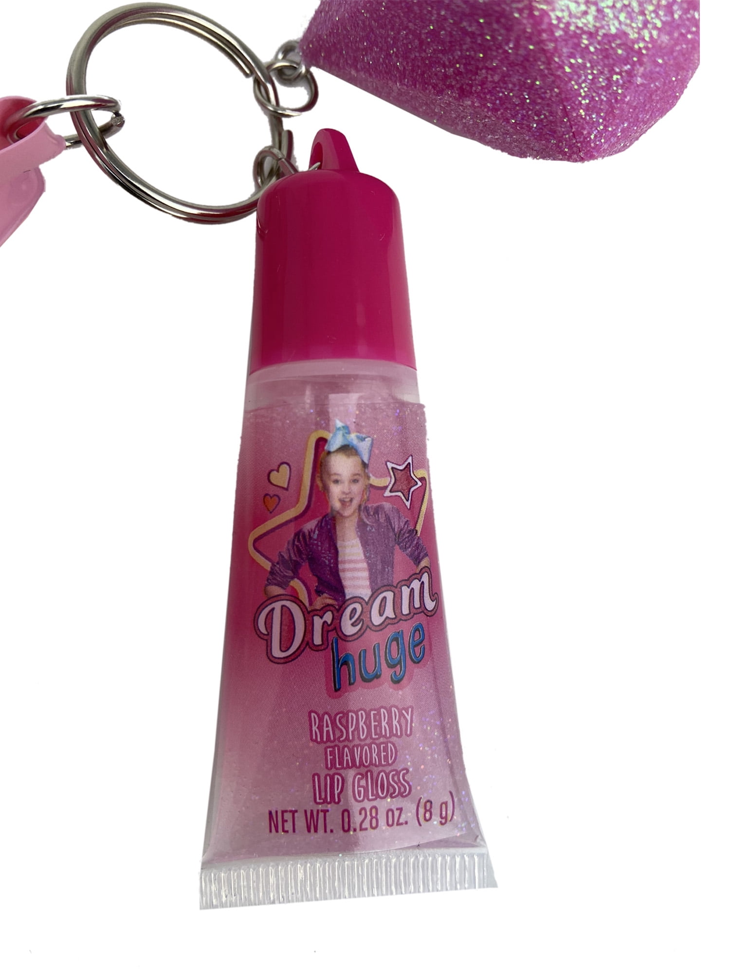 JoJo Siwa Diamond Lip Key Chain Gloss, Balm, Coin Purse