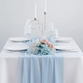 thumbnail image 6 of Dalrosia 10FT Chiffon Table Runner 29x120 Inches Wedding Runner Sheer Thanksgiving Christmas Bridal Shower Decorations, 6 of 8