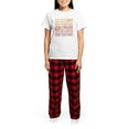 thumbnail image 4 of CafePress - Speech Therapist Word Cloud Women's Light Pajamas - Women's Short Sleeve Print T-Shirt and Pants Light Cotton Pajama Set, 4 of 7