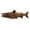 Copper Plated, variant on Lake Trout Pin, F019, Pewter 1 3/4”, Fish Lapel Pin, Hat, Pins, Brooch, Brooches, Jewelry, Gift, 100% Handmade in the USA, 200 Fish Designs Available
