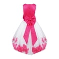 thumbnail image 2 of iEFiEL Girls Wedding Birthday Party Flower Dress Bowknot Tulle Princess Dress, 2 of 6