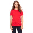 thumbnail image 1 of 6400 Womens Relaxed Jersey Short Sleeve Tee - Red, Extra Large, 1 of 1