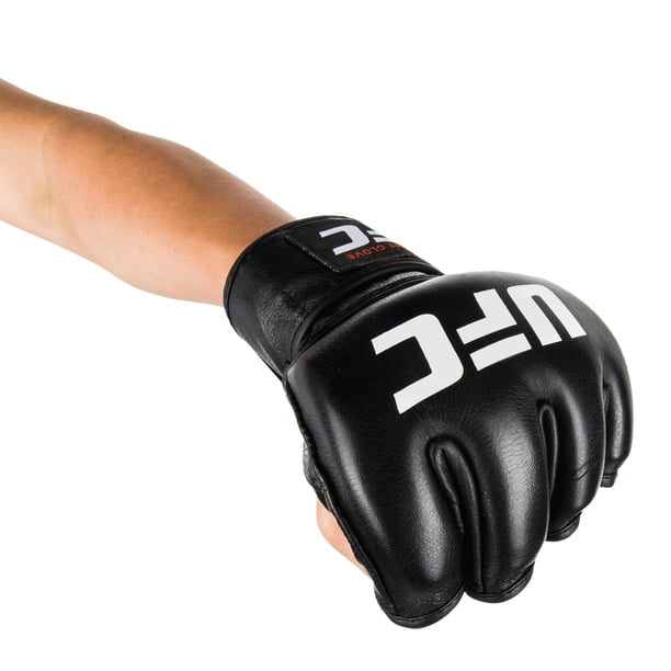 UFC Official Gloves - Mens XS Leather MMA Gloves with UFC Official
