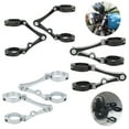 thumbnail image 3 of Mightlink 2Pcs Headlight Brackets Adjustable Aluminum Alloy 39-41mm Motorcycle Headlight Supports for Motor Bike, 3 of 7