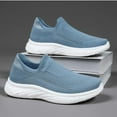 thumbnail image 4 of Viluyesy Womens Athletic Sneaker, Soft Sole Mesh Comfort Non-slip Running Casual Shoes Blue US7.5, 4 of 7