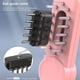 thumbnail image 2 of Peine de Masaje Eléctrico con Terapia de Luz, Cepillo para el Crecimiento del Cabello, Aplicador de Aceite Líquido Anticaída, Color Rosa., 2 of 8