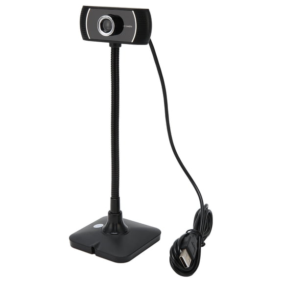 HD USB Webcam with Built-in Microphone, 640x480 Computer Camera for Online Classes, Live Streaming, and Video Conference Calling