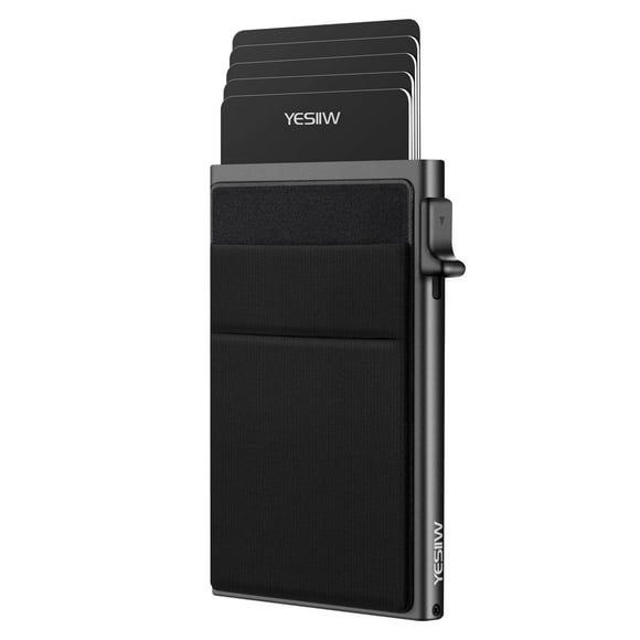 Tarjetero plegable YESIIW delgado con bloqueo RFID para hombre