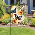 thumbnail image 5 of HemaKeyy Decorative Butterfly Garden Flag - Perfect Outdoor Decor - Premium Polyester, Double Sided Display, Durable & Weather Resistant - Ideal for Patios, Porches and Yards - 28 x 40 Inch, 5 of 6