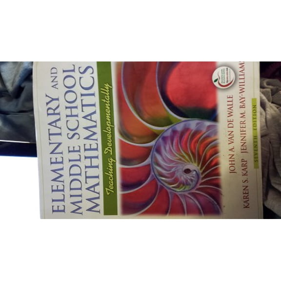 Pre-Owned Elementary and Middle School Mathematics: Teaching Developmentally (7th Edition) (Paperback) 0205573525 9780205573523