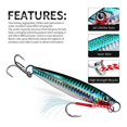 thumbnail image 4 of hejhncii Jig Lure 13g/30g/60g Hard Fast Sinking Jigging Baits Saltwater Fishing Lures, 4 of 9