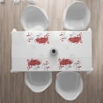thumbnail image 3 of Ambesonne Valentine Place Mats Set of 4, Lover Goats Hearts, Standard Size, Red White, 3 of 4