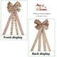 thumbnail image 4 of 2024 Imitation Christmas Bow Christmas Tree Decoration Large Bow Hanging Decoration Wall Hanging Scene Layout, 4 of 9