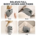 thumbnail image 3 of MaxKare Cordless Rechargeable Heating Pad for Hot and Cold Use with USB Power Bank, Auto Power Off, 8"x15"-Gray, 3 of 12