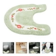 thumbnail image 2 of 1pc estilo pastoral Closestool Closestool en forma de U Mat de piso antideslizante Mateta flexible Pie flexible, 2 of 7