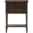 thumbnail image 3 of Pemberly Row Table Console Contemporaine, Fini Bois Espresso, 3 of 7