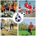 thumbnail image 4 of Football Kick Trainer, Solo Soccer Kick Trainer Adjustable Soccer Ball Kick Net Elastic Reinforced Durable Nylon Football Trainer Juggling Net for Kicking Practice, 4 of 7
