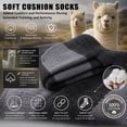 thumbnail image 2 of LWFBDTK Women Crew Athletic Socks, 5-Pairs, Cushioned Athletic Running Socks, Breathable Casual Long Socks, Size L (9-12.5), Gray, 2 of 7