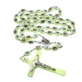 thumbnail image 5 of Religious Catholic Angel Luminous Prayer Beads Rosary for Cross Pendant Necklace, 5 of 14