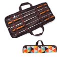 thumbnail image 1 of Aguja De Barbacoa De Acero Inoxidable Para Exteriores, Suministros De Picnic, Mango De Madera Con Traje De Pincho De Cerdo Asado En Rodajas Sweethay HA019037-00, 1 of 5
