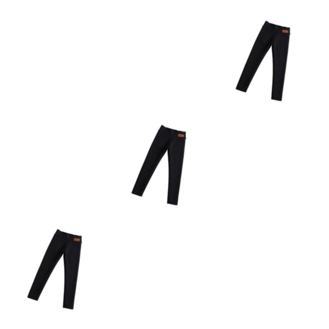 Soidarity Leggings de mujer cómodos y aislados Días fríos de invierno Negro M Type1
