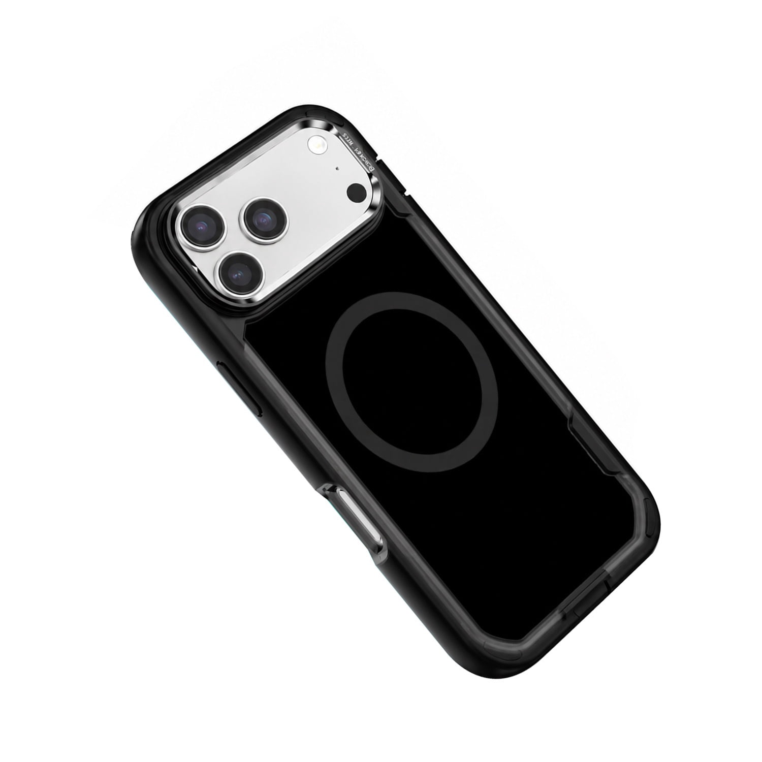 Shockproof Magsafe Case with Camera Stand for iPhone 17 Pro Max - Black