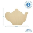 thumbnail image 4 of Tea Kettle Wood Cutouts 8 x 11-1/2-inch, 1/8 inch Thick, Pack of 1 Wooden Crafts to Paint, Wooden Cutouts for Crafts, by Woodpeckers, 4 of 6