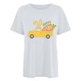 thumbnail image 4 of Midsumdr Plus Size Tops for Women 2025 Summer Fashion Round Neck Short Sleeve T-shirt Casual Loose Easter Car Graphic Printed Blouse Tops, 4 of 4