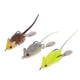 thumbnail image 2 of 3 UNIDS Cebos Rana Top-Wasser Ratones Sions de Pesca Artificial 10 cm / 10 g Marrón con Racha + Amarillo + Gris Plata, 2 of 7