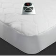 thumbnail image 4 of BIDDEFORD BLANKETS Quilted Electric Heated Mattress Pad with Digital Controller, Twin, White, 4 of 4