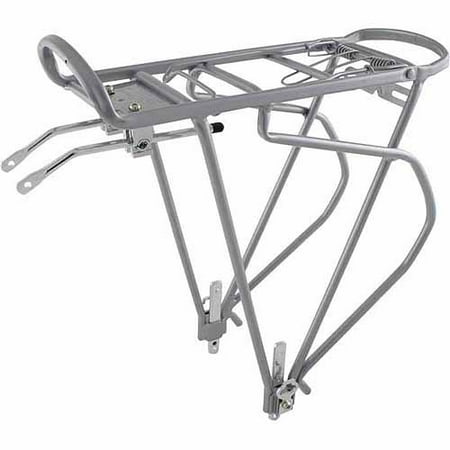 O-stand Tall Desktop Literature Racks - O-Stand Traveler Silver Alloy Pannier Rack