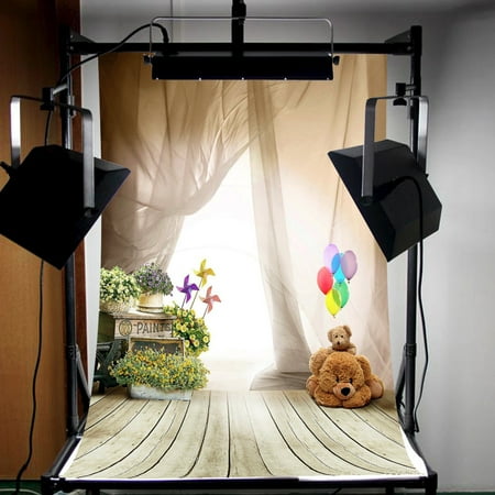 Barbie Photographer 5x7ft Studio Photo Video Photography Backdrops Baby Bear Kids Floor Wall Window Printed Vinyl Fabric Party Decorations Background Screen Props ()