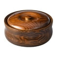 thumbnail image 1 of Cuenco de madera para cereales, recipiente para ensalada, cuenco de madera maciza para ramen, para el hogar 20cmx7.5cm, 1 of 9