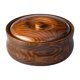 thumbnail image 2 of Cuenco de madera perfecl Ensaladera decorativo reutilizable hecho a mano 20cmx7.5cm, 2 of 8