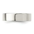 thumbnail image 4 of 925 Sterling Silver Polished Flat Band 6mm Comfort-Fit Flat Size 11 Band Ring Ring for Women and Men, 4 of 5