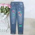 thumbnail image 3 of Vedolay Jeans for Women Fashion Women Loose Jeans Women Fashion Summer Pocket Jeans E,L, 3 of 4