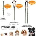 thumbnail image 2 of Dog Grooming Belly Strap - Dog Grooming Table Arm Extender with Clamp Extension Loop Bathing Restraint Leash No Sit Haunch Holder for Small & Medium Dog Hair Cutting Washing (Army Green), 2 of 6