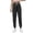 Black, variant on Joggers for Women Sweatpants for Women Solid Color Elastic High Waisted Drawstring Ankle Athletic Trousers with Pocket Regular Fit Fall Winter Outdoor Running Comfy Pants,Black