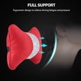 thumbnail image 3 of eing 2PCS Bling Car Seat Neck Rest Pillow Soft Plush Crystal Headrest Head Support Cushion Car Decor Accessories for Women,Universal Fit for Car Seat Headrest,Red, 3 of 7